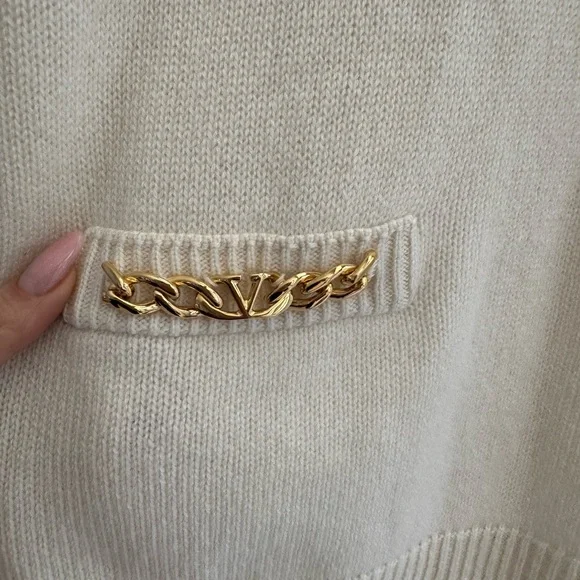 $2500 Brand New Valentino Women's Cashmere Sweater sz S - Picture 2 of 9